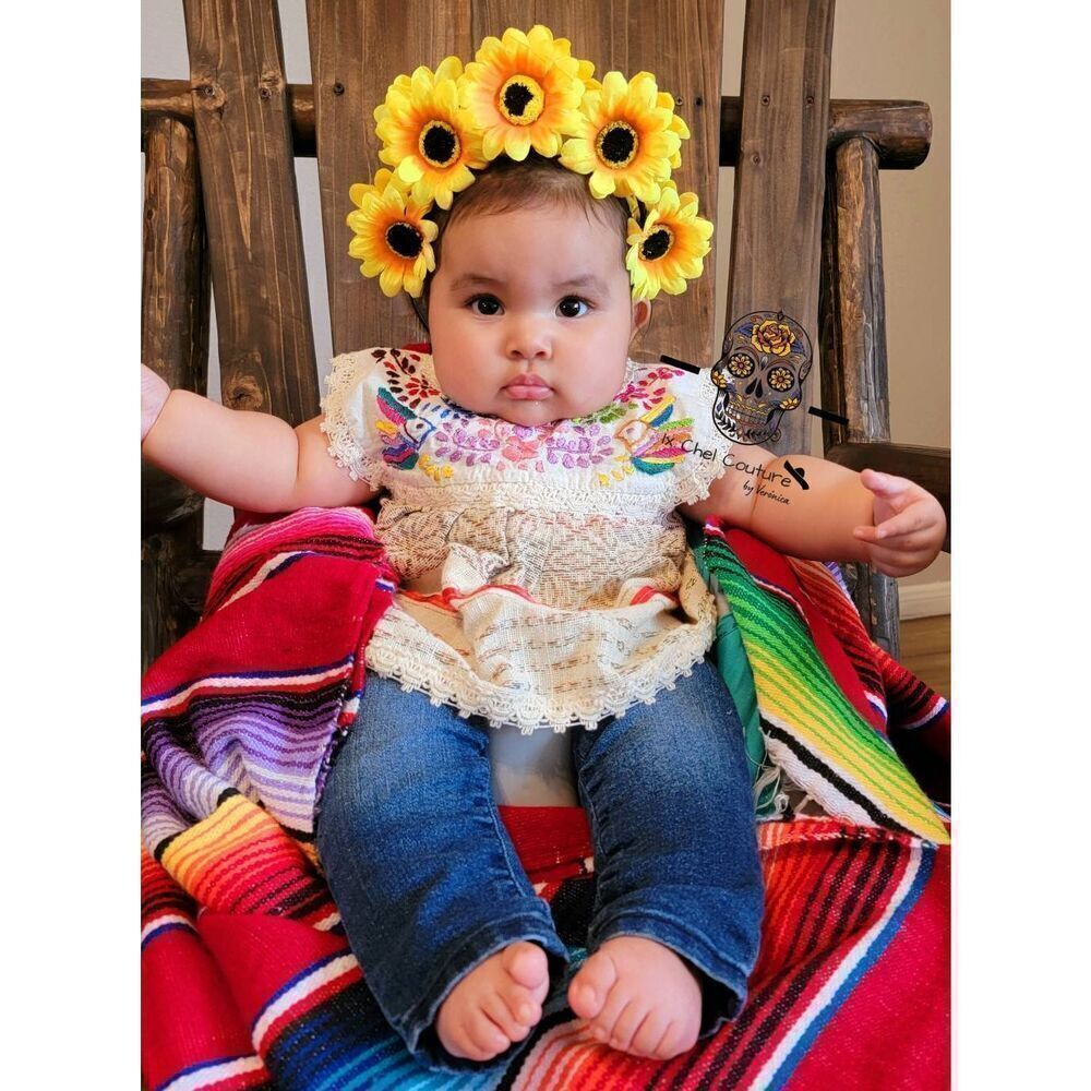 Mexican Blouse for Girls Size 12 months